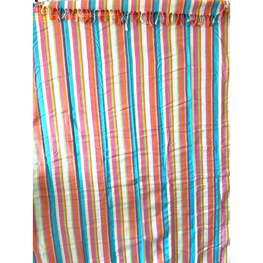 East Africa Tribal Kikoi Kenya Ethnic Scarf Beach Towel Wrap Safari Table Cloth - Picture 7 of 11